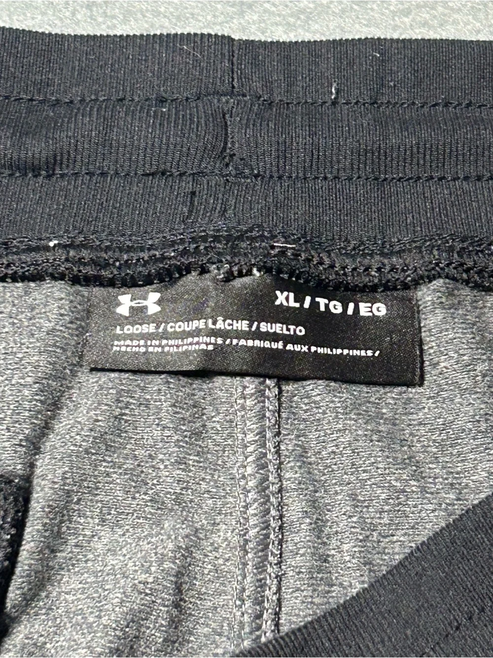 Under Armour Charcoal & Black Athletic Joggers